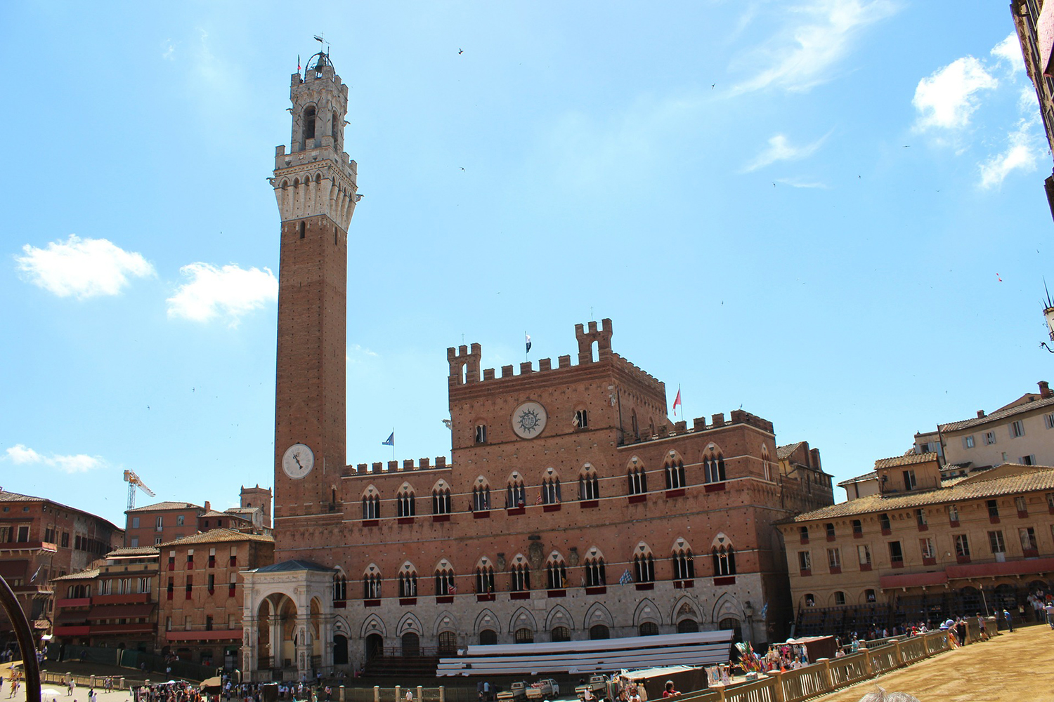 Palazzo Pubblico di Siena, o Palazzo Comunale. Piazza del Campo Siena